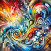Dynamic Spectrum - Abstract Painting