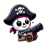 Skeleton Treasure - Pirate Skull