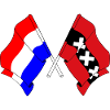 Drapeau Pays-Bas, Amsterdam croisé