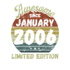 Awesome since January 2006 - Birthday