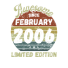 Awesome since February 2006 - Birthday