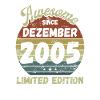 Awesome since December 2005 - Birthday