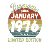 Awesome since January 1976 - Birthday