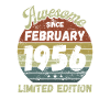 Awesome since February 1956 - Birthday