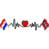 Cardio heart Flag Netherlands, Amsterdam