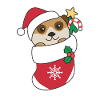 Meerkat Christmas Snow Winter Animals