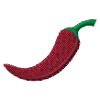 Embroidered chili