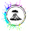Volcano icon icon