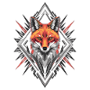 Geometric Fox Artwork