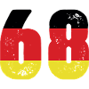 68 Numéro Jersey Allemagne