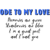 Ode to my love