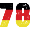 78 Numéro Jersey Allemagne
