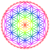 Flower of Life Rainbow