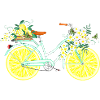 Bicycle with lemons