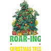 Dinosaur Christmas Tree, Santa Claus,