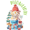 Cat Christmas Holiday Time