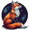 Fuchs mit Sternen