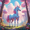 Einhorn im Zauberwald