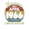 Génial depuis avril 1966 - Anniversaire