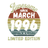 Awesome since March 1996 - Birthday