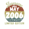 Awesome since May 2006 - Birthday