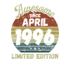 Awesome since April 1996 - Birthday