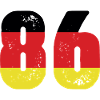 86 Number Jersey Germany