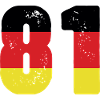 81 Number Jersey Germany