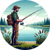 Angler Fishing Fishing