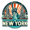 New York Éclat Urbain Illustration