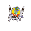 Araignée paon kawaii