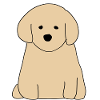 Dog pet animal symbol brown