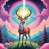 Deer on the mountain