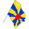 Flag West Flanders Belgium