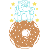 Donut und Einhorn