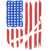 Drumstick Amerikanische Flagge