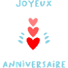 ANNIVERSAIRE. HAPPY BIRTHDAY. JOYEUX ANNIVERSAIRE.