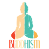 Retro buddhistisk statue symbol præst buddhisme