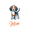 Maman Coonhound anglaise américaine