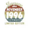 Awesome since November 1996 - Birthday