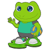 Frog Volleyball Player Volleyball