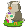 Owl Easter Easter Egg