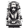STREETART STYLE DJ LOGO