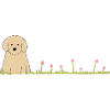 Chien Animal Pet Line Herbe