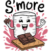 Happy S'more Connoisseur with Chocolate