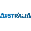 Australia lettering logo star icon icon