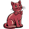 Cat with bow tie
