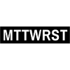 MTTWRST Typo Black Reverse