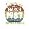 Awesome since March 1987 - Birthday