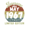 Awesome since May 1967 - Birthday